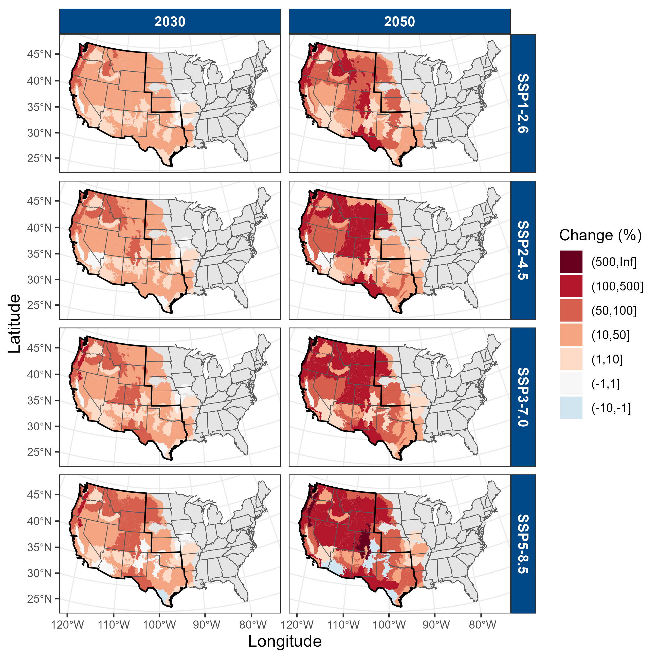 Future burn area projections